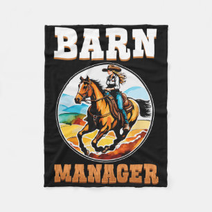 Couverture Polaire Directeur de la grange I équestre Pony Horse Fan