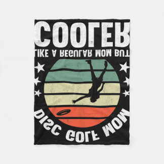 Couverture Polaire Disc Golf Mom Disc Golfing Mother Frisbee Golfer W