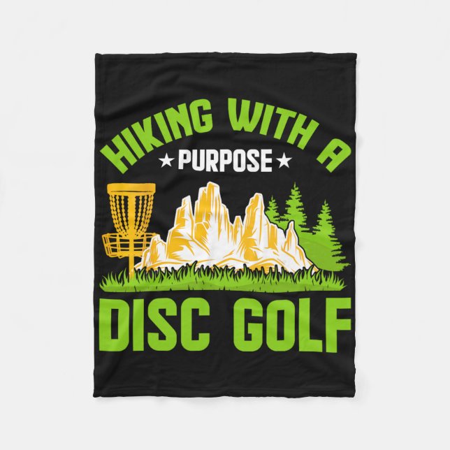 Couverture Polaire Disc Golf Randonnée Avec Un But  (Devant)