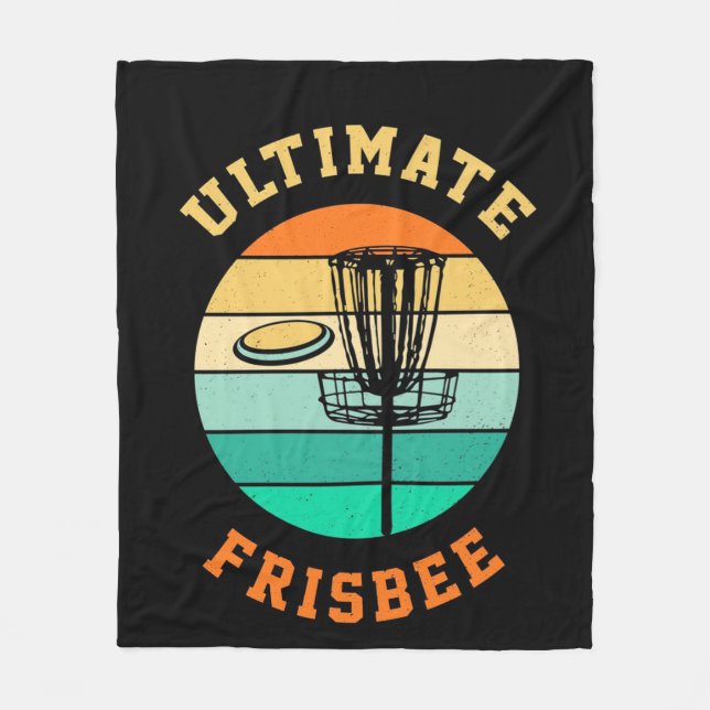 Couverture Polaire Disc Golf Ultimate Frisbee (Devant)