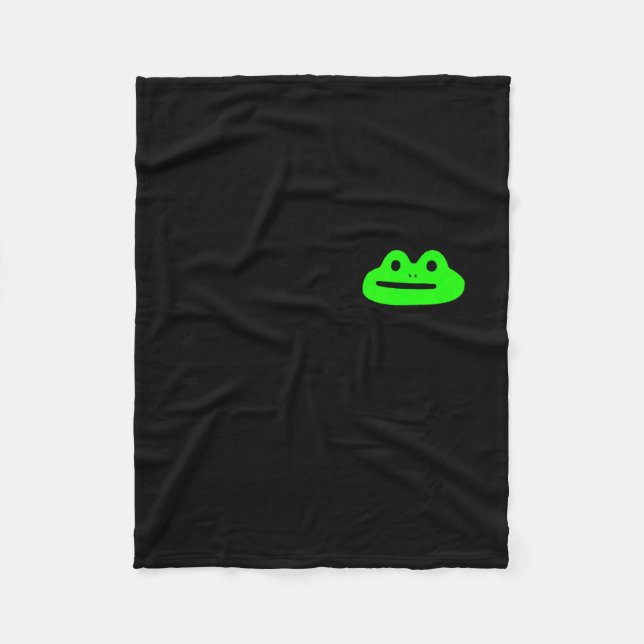 Couverture Polaire Dishonest Frog Meme Behave No Funny Frog Meme Sayi (Devant)