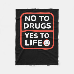 Couverture Polaire Dites Non Aux Drogues Oui À La Vie