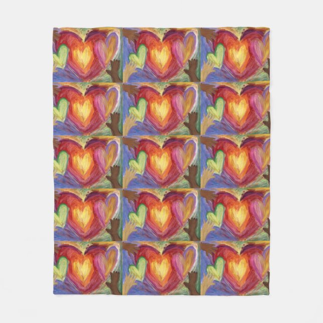 Couverture Polaire Diversité, Équité, Inclusion Fleece Jetez la couve (Devant)