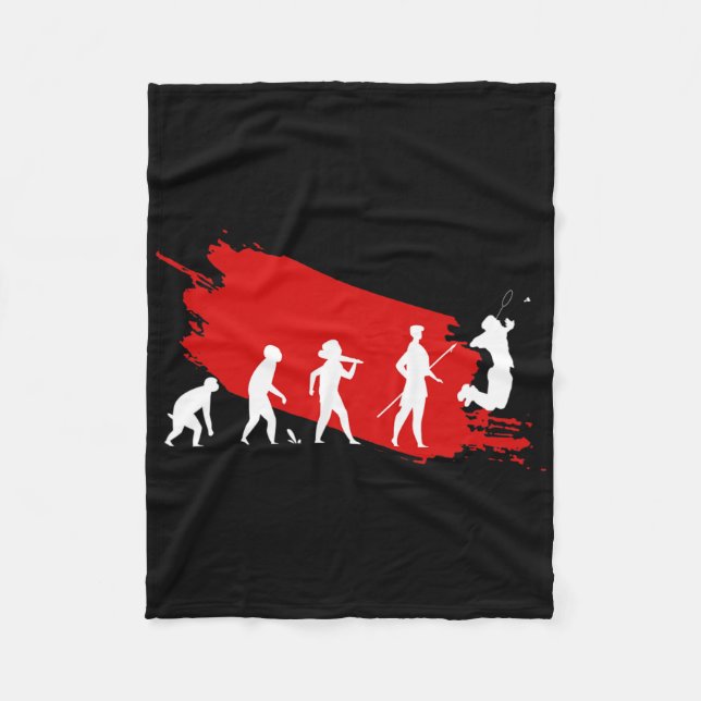 Couverture Polaire Dminton Player Evolution Funny Sports Entraîneur G (Devant)