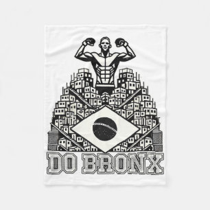 Couverture Polaire Do Bronx Favela Mma Bjj Kickboxing Muay Thai Boxe