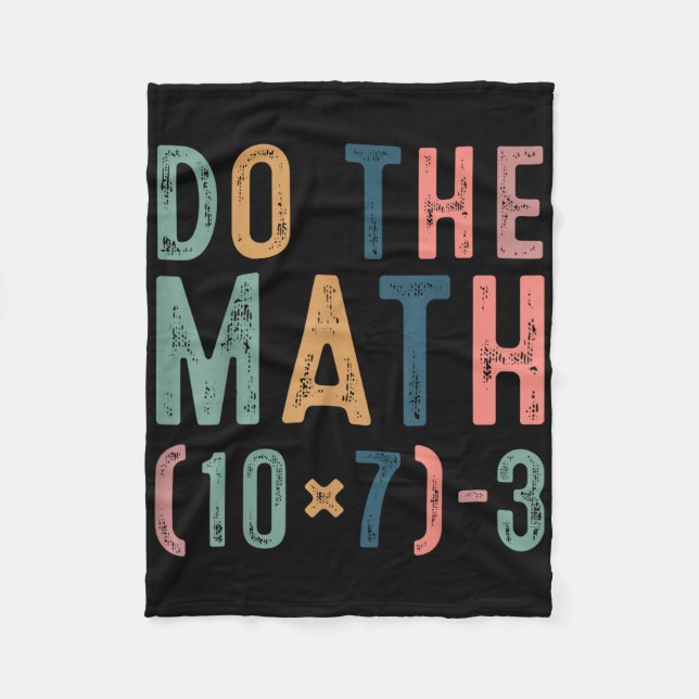 Couverture Polaire Do The Math 67 Funny Six Seven Meme Teacher Women  (Devant)