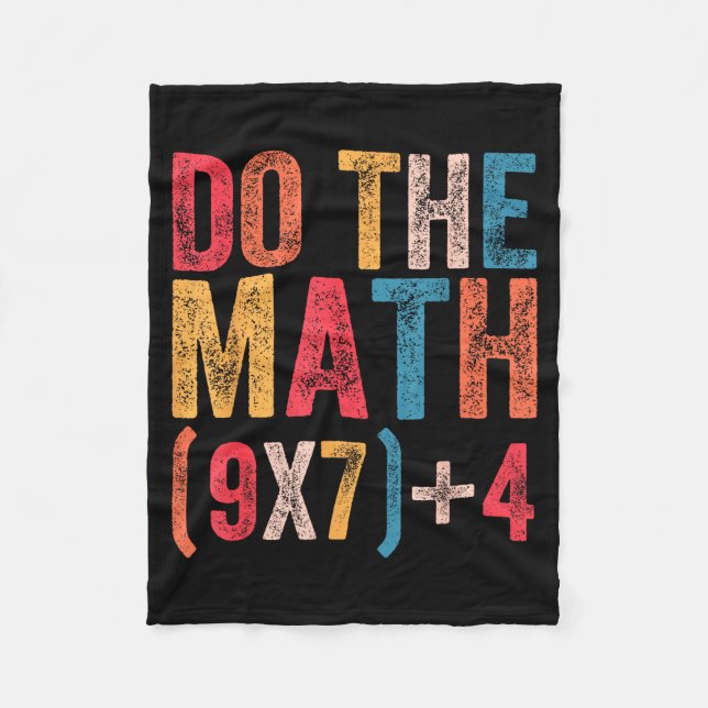 Couverture Polaire Do The Math 67 Meme Funny 6 7 Six Seven Men Women  (Devant)