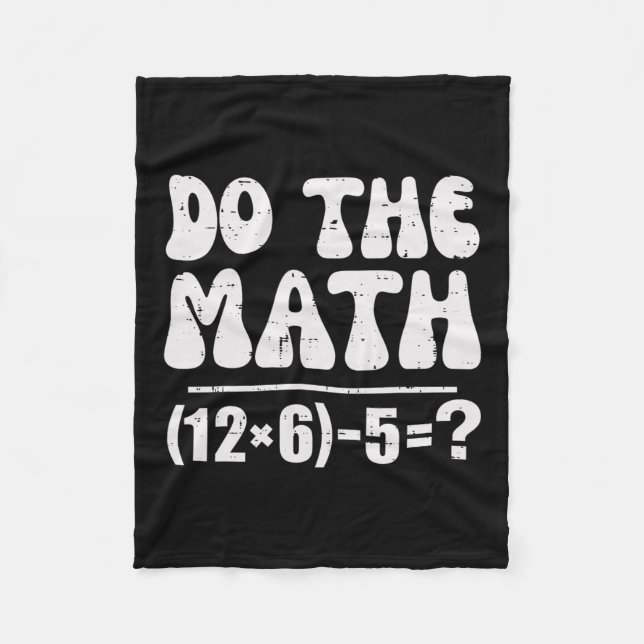 Couverture Polaire Do The Math 67 Meme Funny Elementary Math Teacher  (Devant)