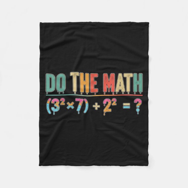 Couverture Polaire Do The Math 67 Meme Funny Teacher Six Seven Men Wo (Devant)