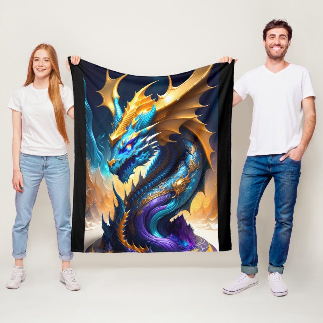 Couverture Polaire Domaine Dragon 1 (En situation)