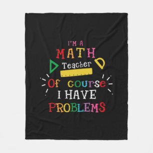 Couverture Polaire Don de l'enseignant Je suis un enseignant de mathé