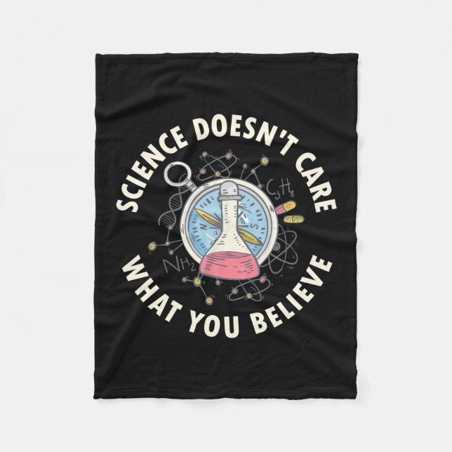 Couverture Polaire Don de scientifique | La science ne s'intéresse pa (Devant)