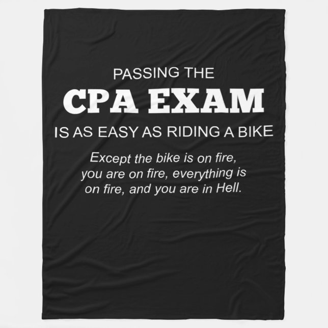 Couverture Polaire Don d'examen CPA d'expert-comptable agréé (Devant)
