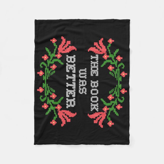 Couverture Polaire Don Du Lecteur Le Livre Était Meilleur (Devant)