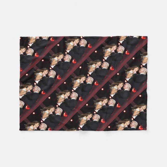 Couverture Polaire Donald et Melania Trump (Devant (Horizontal))