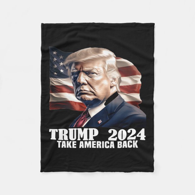 Couverture Polaire Donald Trump 2024 (Devant)