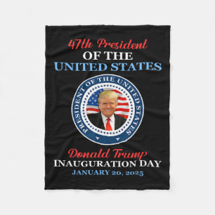 Couverture Polaire Donald Trump 47e président 2025 Inauguration États