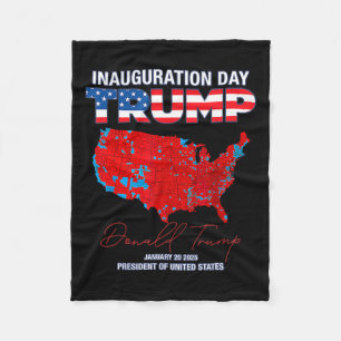 Couverture Polaire Donald Trump 47e président 2025 Inauguration États
