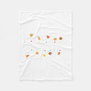 Couverture Polaire Donner Des Feuilles D'Automne Turquie Thanksgiving