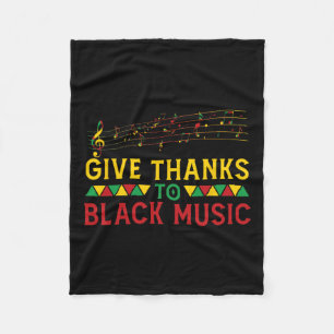 Couverture Polaire Donner Merci Black Music Black - Histoire Mois J