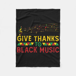 Couverture Polaire Donner Merci Black Music Black - Histoire Mois J