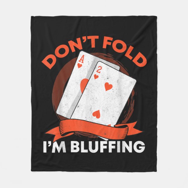 Couverture Polaire Dont fold Poker (Devant)