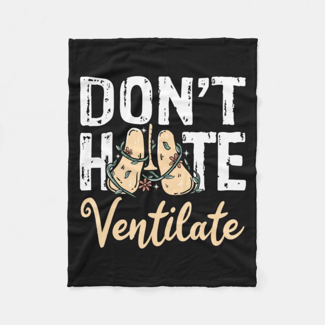 Couverture Polaire Dont Hate Ventilate Resratory Therast Pulmono  (Devant)