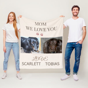 Couverture Polaire Double Amour, Maman