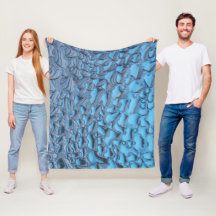 Doux gouttes de pluie sur verre bleu