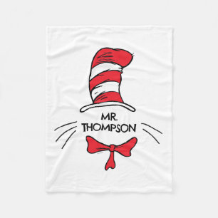 Couverture Polaire Dr. Seuss Chat dans le Chapeau Nom de l'enseigna