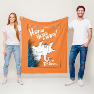 Couverture Polaire Dr. Seuss Horton Entend un Qui le Livre