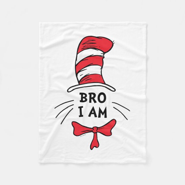 Couverture Polaire Dr. Seuss | Le Chat dans le Chapeau - Frère (Devant)