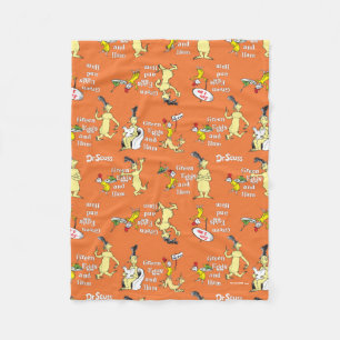 Couverture Polaire Dr. Seuss Les Œufs verts au jambon Motif de person