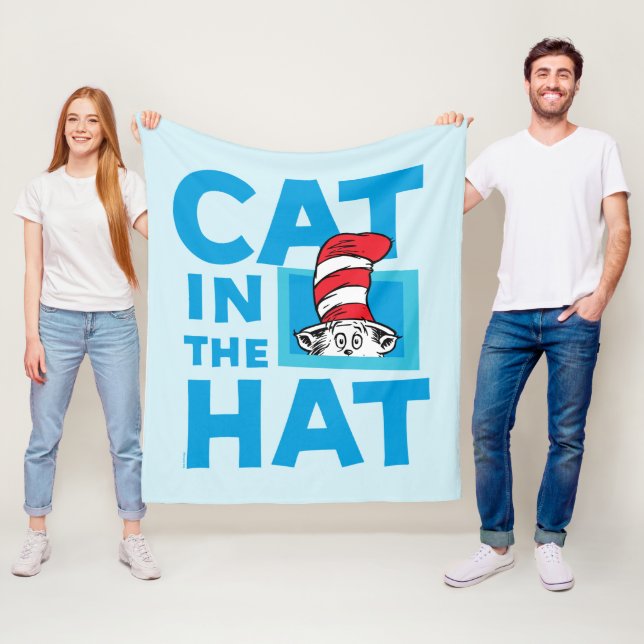 Couverture Polaire Dr. Seuss | Logo du Chat dans le Chapeau (En situation)