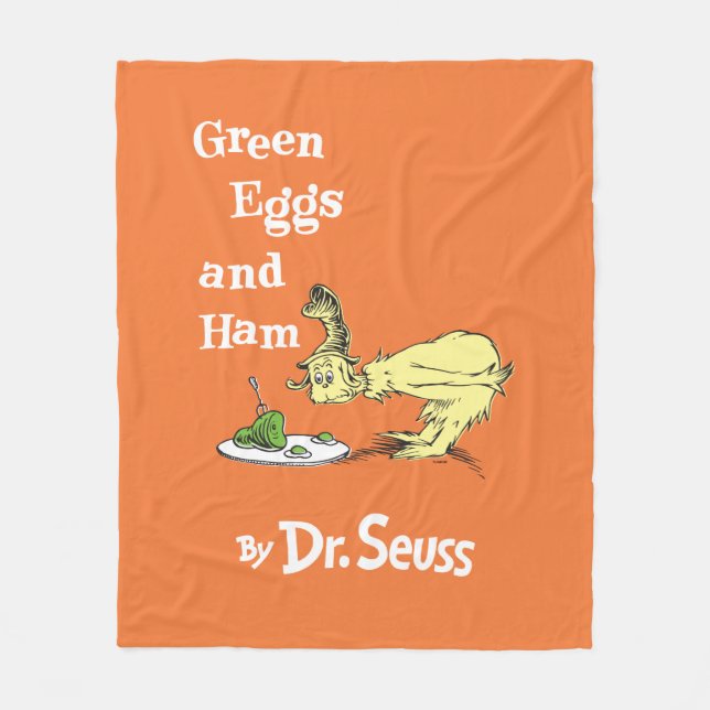 Couverture Polaire Dr Seuss | Oeufs verts et jambon (Devant)