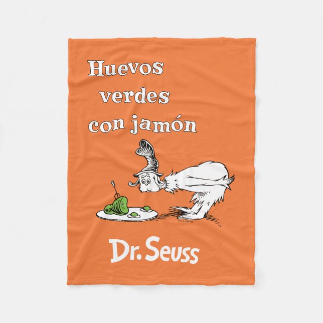 Couverture Polaire Dr. Seuss Œufs verts et jambon espagnol (Devant)