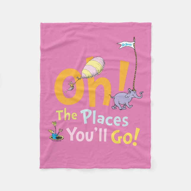 Couverture Polaire Dr. Seuss | Oh ! La Parade des Endroits (Devant)
