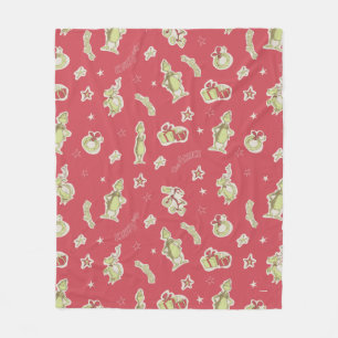 Couverture Polaire Dr Seuss   The Grinch   Motif de Noël rouge