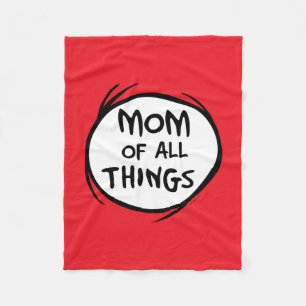 Couverture Polaire Dr. Seuss Thing One Thing Two - Maman of all Thing