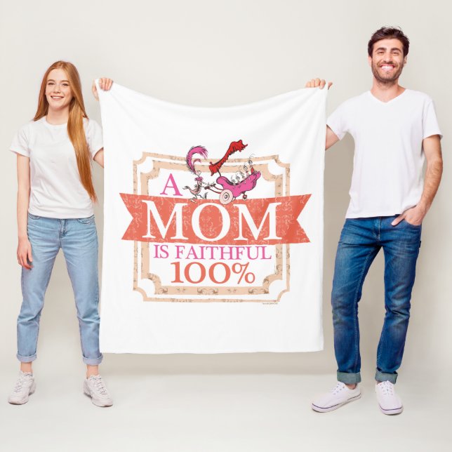 Couverture Polaire Dr. Seuss | Une maman est fidèle à 100% (En situation)