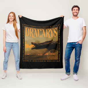 Couverture Polaire "Dracarys" Drogon Breathing Fire Graphic