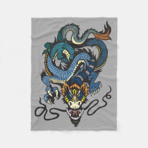 Couverture Polaire dragon