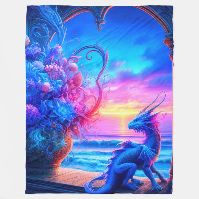 Couverture Polaire Dragon (Devant)