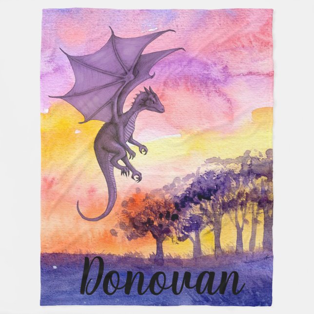 Couverture Polaire Dragon (Devant)