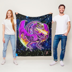 Couverture Polaire Dragon cosmique de Tourmaline