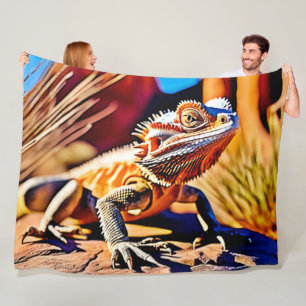 Couverture Polaire Dragon du désert