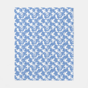 Couverture Polaire Dragon motif 01.bx4 Blue BG