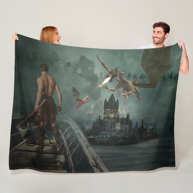COUVERTURE POLAIRE DRAGON SLAYER (En situation)