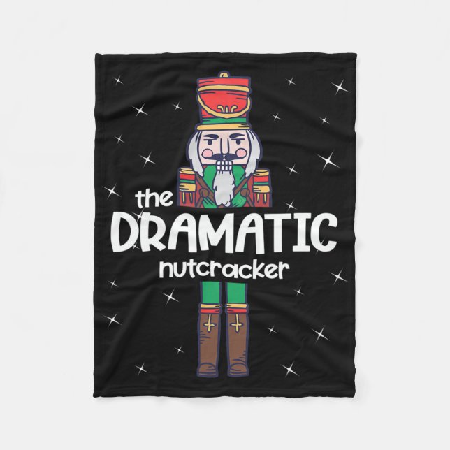 Couverture Polaire Dramatic Nutcracker Family Matching Funny Gift Paj (Devant)