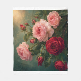 Couverture Polaire Drap rose